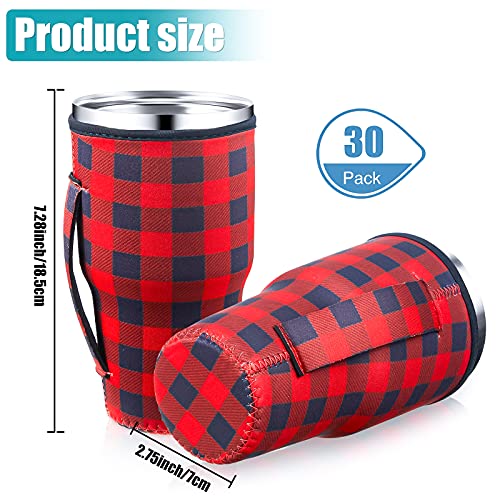 Manchons réutilisables en néoprène pour boissons | Lot de 4 - 3