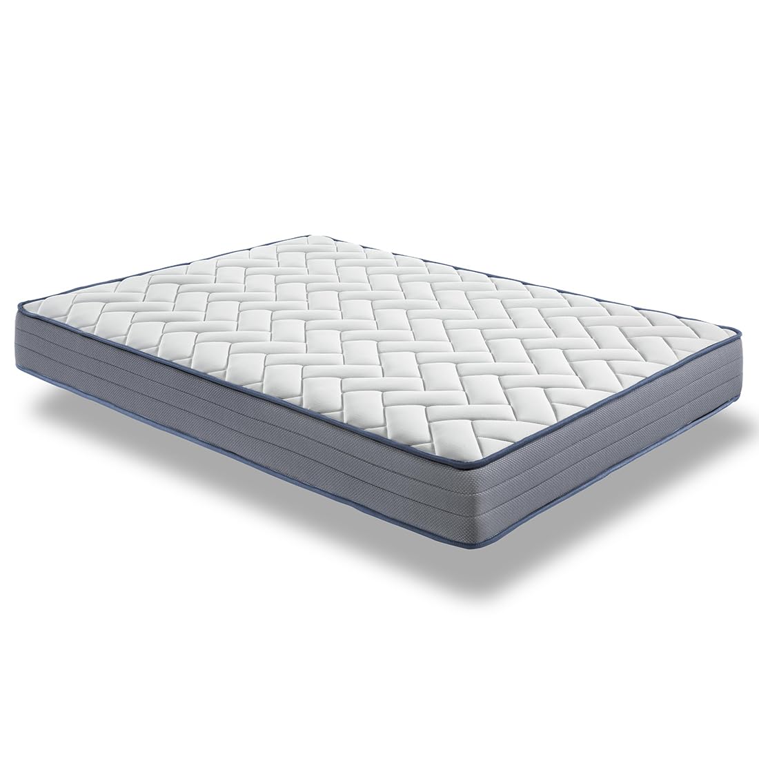 Acomoda Textil – Colchón Viscoelástico Acolchado y Transpirable para Cama Individual y Matrimonio. Colchón Doble Cara Elástico y Adaptable de Alta Densidad con 20 cm de Altura (135x190 cm)