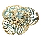 Décoration murale de fleurs en métal - fabriquée avec un matériau métallique fiable, robuste et avec une bonne texture, décoration murale
