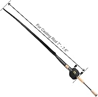 Vista 7 de SF Funda para caña de pescar, funda de caña de pescar, cubierta de caña de pescar, protector de caña de malla trenzada, guantes de caña de pescar