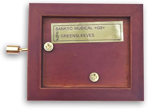 Miniatura 209 de BinkeGG Caja de música con forma de corazón hueco de madera con mecanismo musical Sankyo, melodía: Howl's M0ving Castle (Merry Go Round of Life)