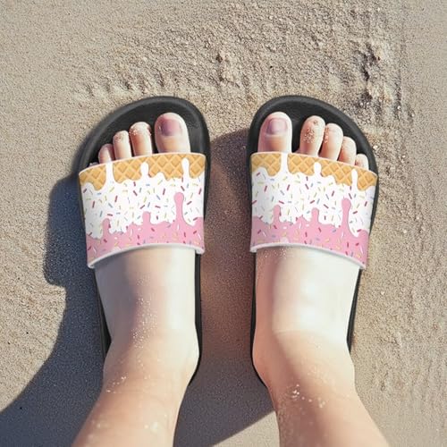 Image of Slides for Boys Girls Quick Drying Kids Slides Sandals Non-Slip