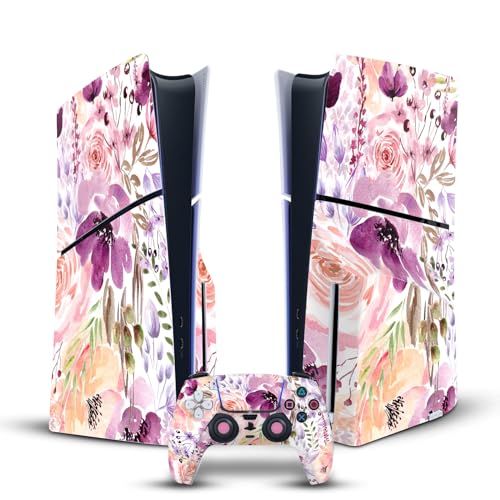 Autocollant vinyle PS5 Slim Disc Anis Illustration avec skin manette DualSense