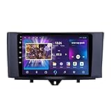 @【Neue Quellen für Musik und Videos】Mit Bluetooth-Freisprecheinrichtung, integriertem WIFI, OBD2 (muss extra gekauft werden), Lenkradsteuerung und Rückfahrkamera, Dieses Android 10-Autoradio mit Touchscreen unterstützt FM-Radio mit starken Signalen und hö