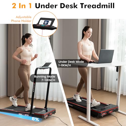 Tapis de course pliable CITYSPORTS incliné avec appli et télécommande