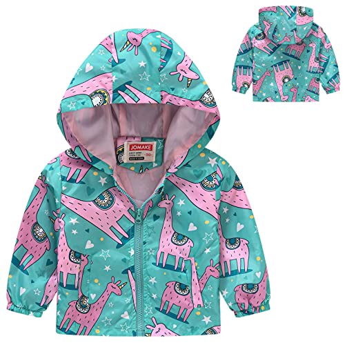 Generic Toddler Boys Girls Casual Printing Cartoon Hooded Outerwear Zipper Coats Long Sleeve Windproof Boy Toddler Coat2