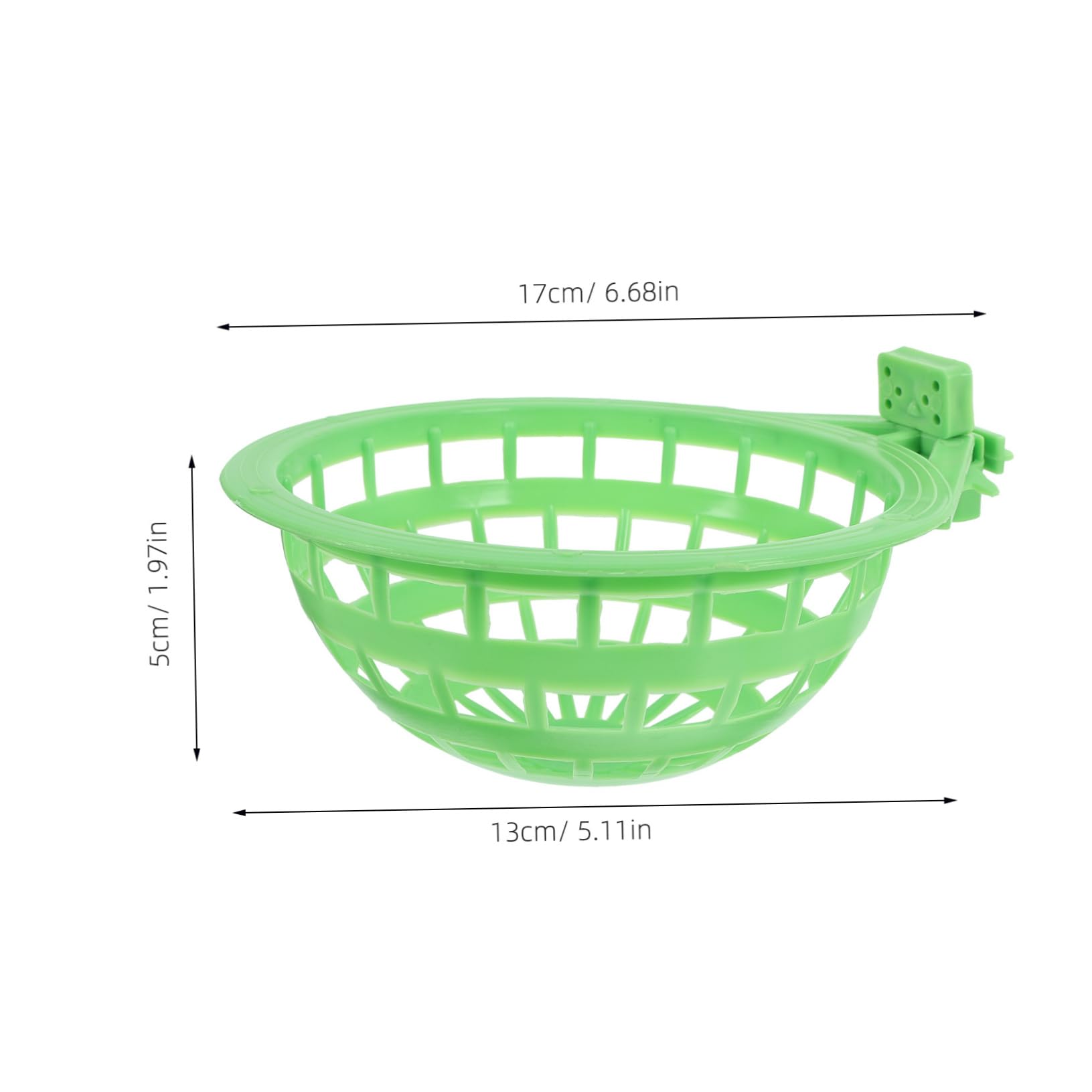 ERINGOGO Bird Nest Container 2 Pcs Plastic Bird's Nest Basin Storage 'Where' for Use