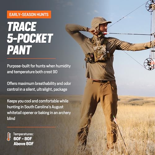 First Lite Men's Trace 5-Pocket Pant - Ultralight Breathable Hunting Pants4