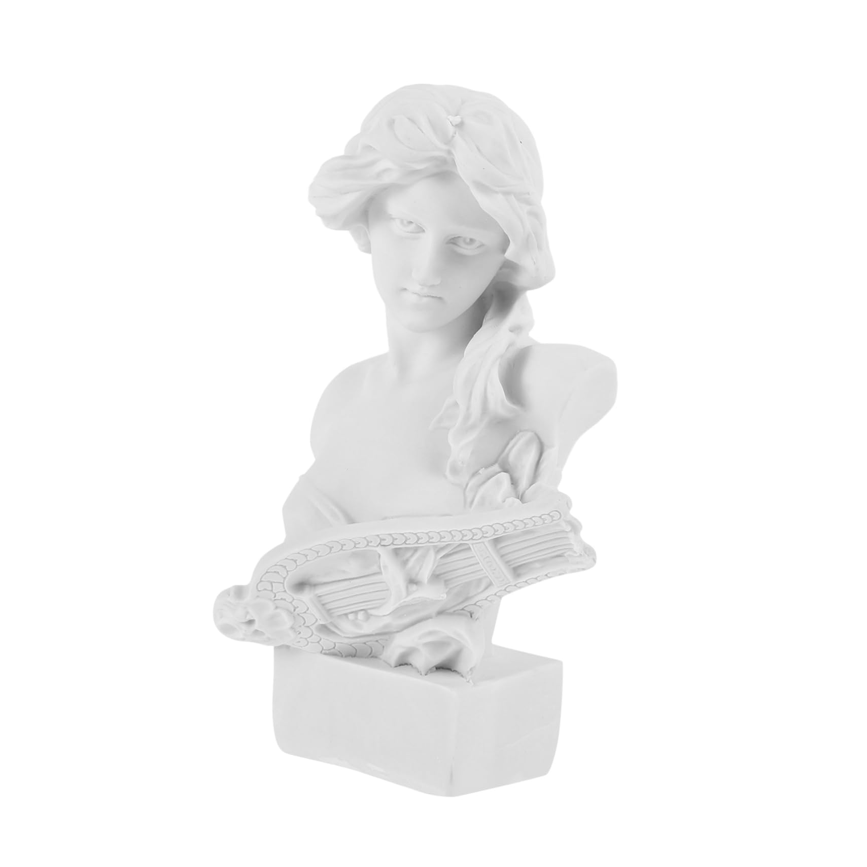 GRIRIW Artemis Statue Bust Sculpture Resin Roman Head Bust Home Decor Living Room Decoration