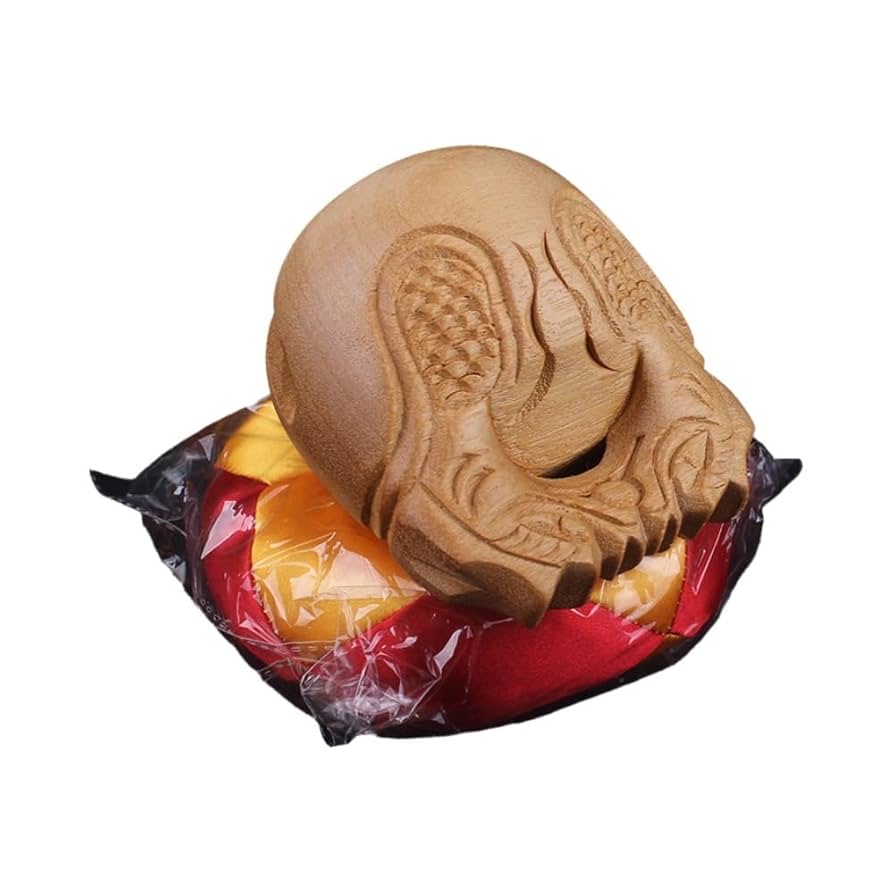 Amazon｜木魚3点セット 四寸 130ミリ 仏具 「龍彫り」布団 バイ