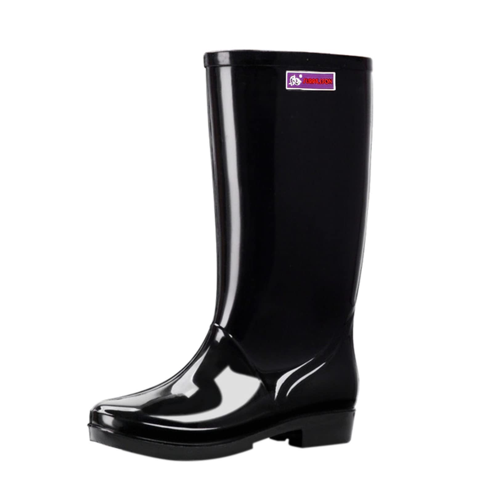 Generisch botas impermeables botas antideslizantes mujer zapatos de lluvia mujer manguera alta botas de lluvia de goma mujer