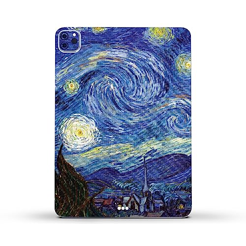 Image of MightySkins Carbon Fiber Skin Compatible with Apple iPad Pro 11 inch M2 4th Gen (2022) Full Wrap Kit - Starry Night | Protective, Durable Textured Carbon Fiber Finish | Easy to Apply | Made in The USA