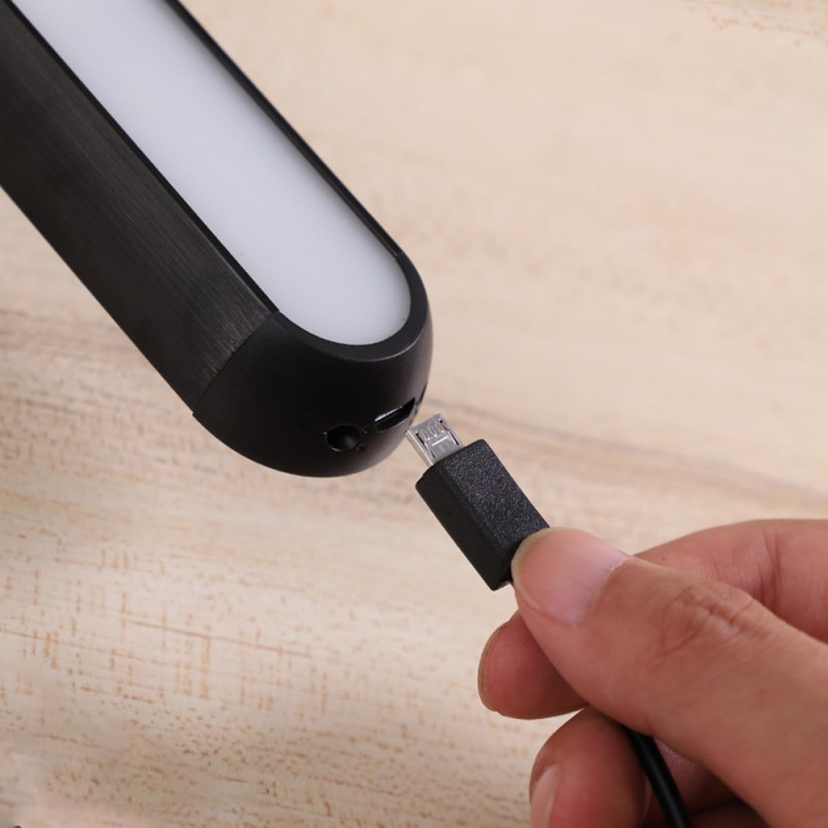 Zerodeko Lampe de Lecture Magnétique LED Rechargeable sans Scintillement, Barre Lumineuse Tactile à Intensité Variable, Éclairage Naturel pour Bureau et Chambre, Veilleuse Portable