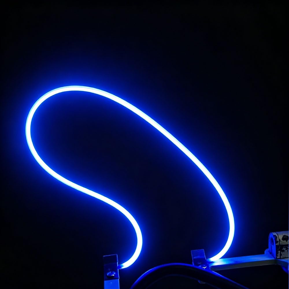 3PCS LED filamento flessibile 24V 130mm/300mm Filamento LED flessibile lampadina spirale Filamento lampadina Edison Diodo 600mm/blu