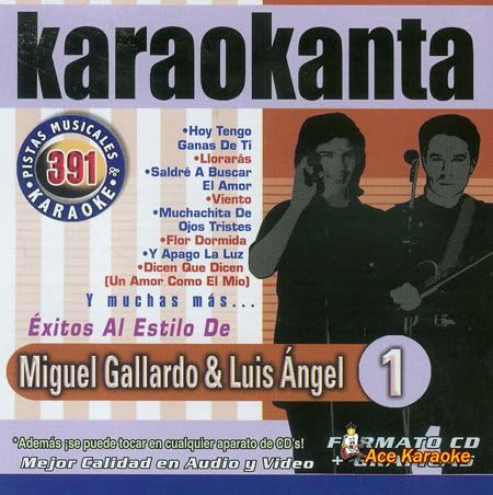 Karaokanta KAR-4391 - Al Estilo De Miguel Gallardo & Luis Angel - I Spanish CDG