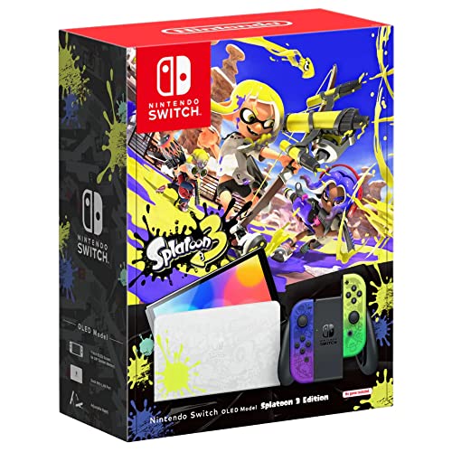 Nintendo Switch Oled Splatoon 3 Edition console de jeux portables 17,8 cm (7