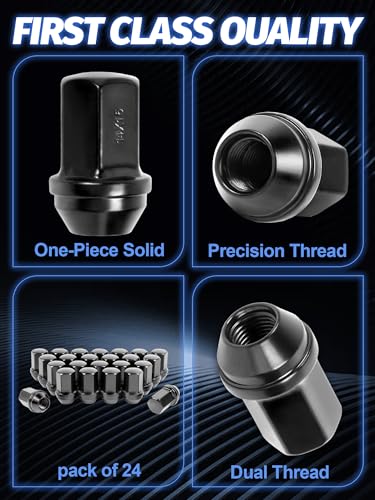 Image of M14x1.5 Lug Nuts 24PCS OEM Factory Wheels