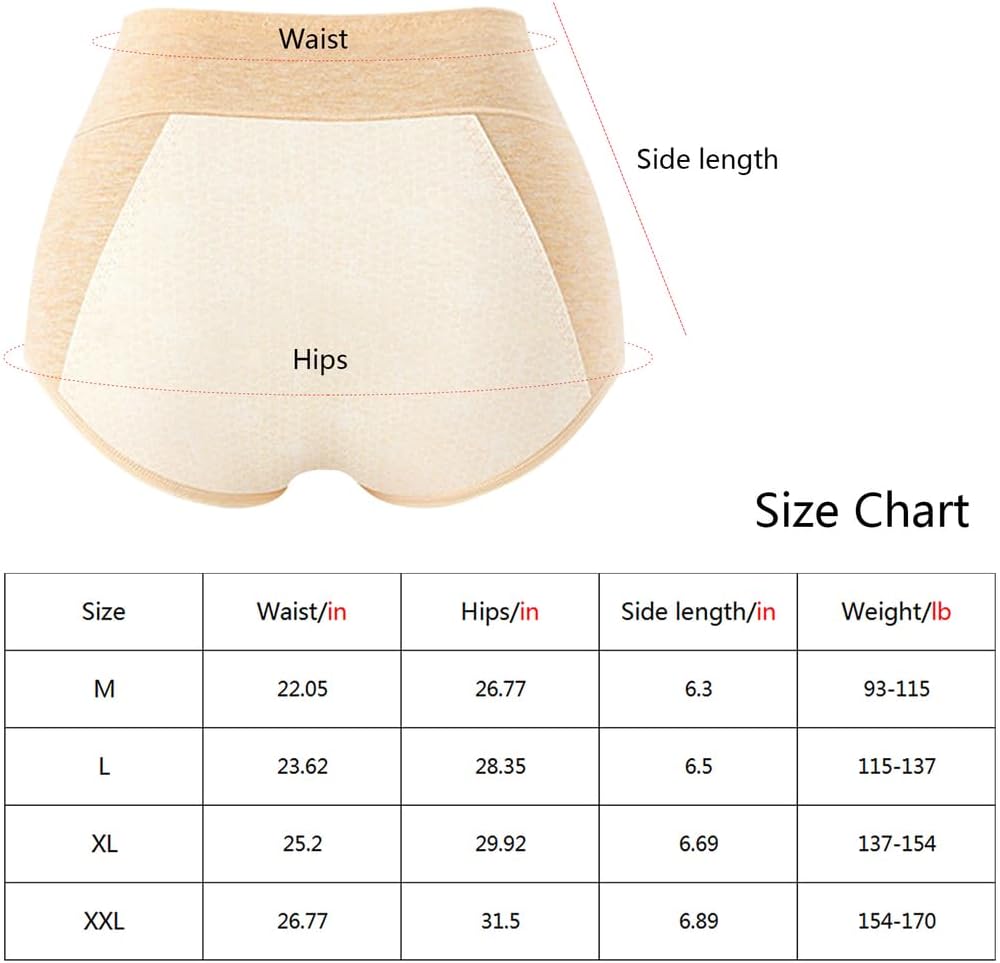 Women Incontinence Protective Briefs, High Waisted Ladies Underwear, Reusable Cotton Panties, Washable, 5Pcs - Image 7