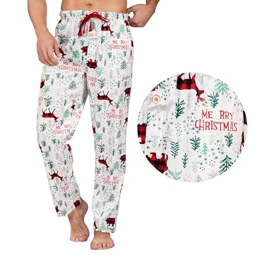 Men’s Holiday Pajama Pants - Cozy Sleep Bottom Pants - Ideal for Christmas2