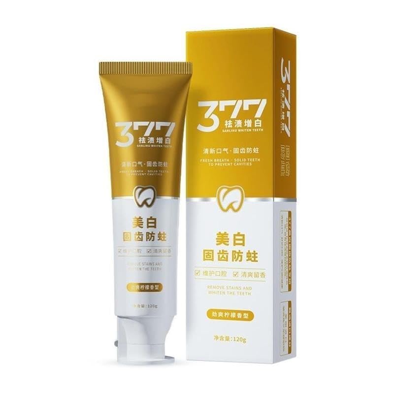 Dentifrice blanchissant et protecteur des gencives, cinq styles