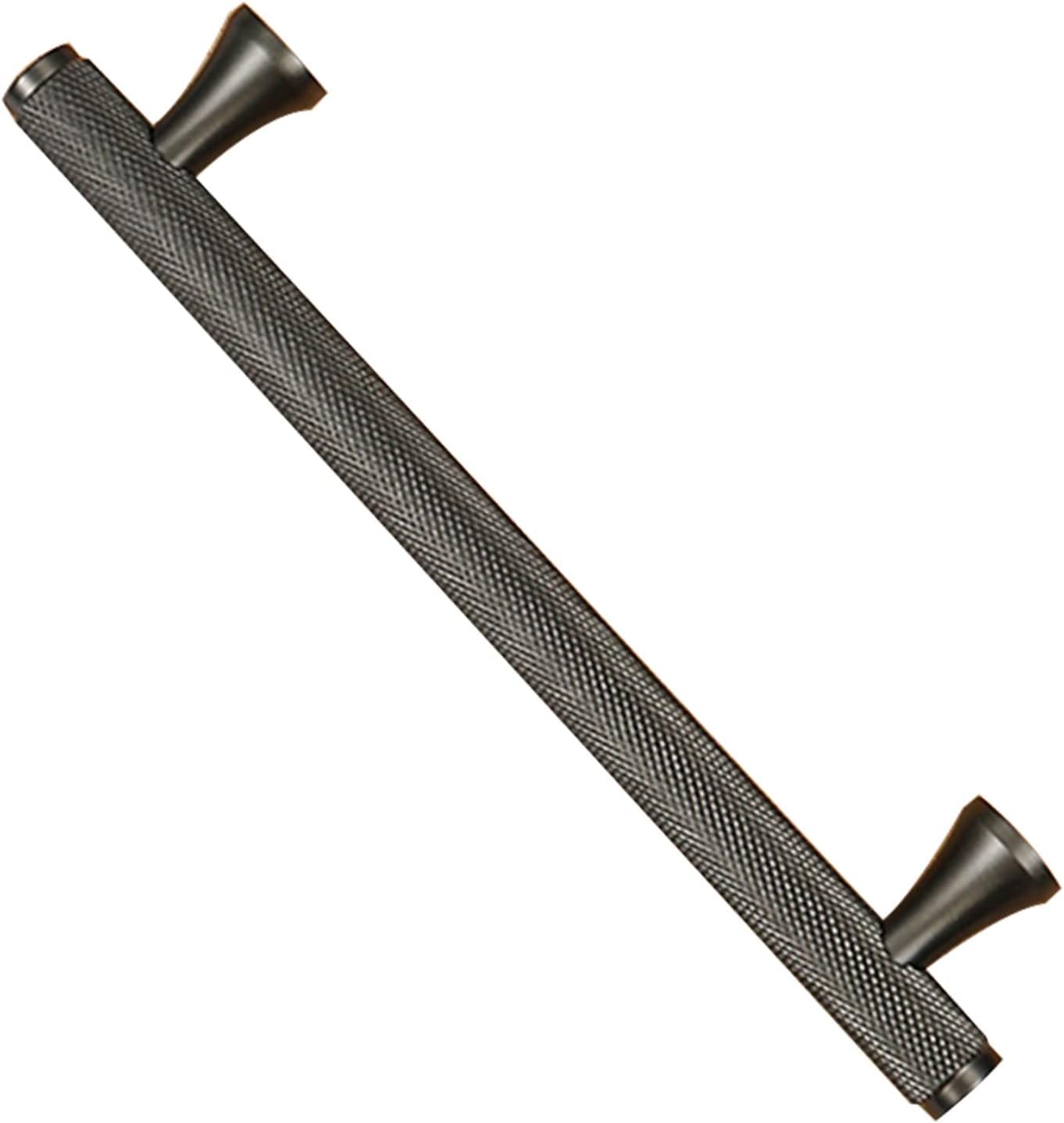 Paqwtyb One Color Pulls, Cabinet Handles, Knobs,Drawer Pull,Grey Pure Copper Solid