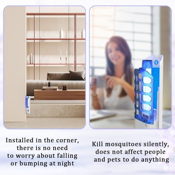 Miniatura 6 de FAADIG Trampa para moscas, trampa para moscas de interior, matamosquitos silencioso y seguro, trampa de frutas, trampa para mosquitos, trampa