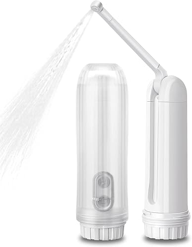 Miniatura 7 de Bidé portátil  Mini bidé de viaje personal plegable de mano con 2 opciones de presión con rociador eléctrico para limpieza de higiene