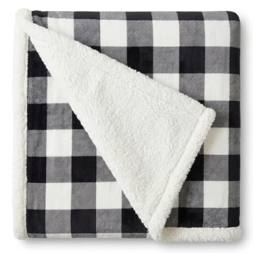 Eddie Bauer - Sherpa Reverse Throw Blanket...