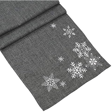 Camino de mesa plata cristal Cover