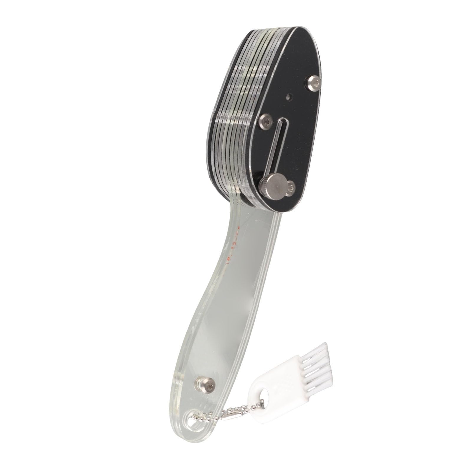 Zerodis Utensili da Utensile da Taglio in Acrilico per Fette Uniformi Ventriglio d'anatra Seppie Scalogno - Ideale per Cucine Domestiche e Commerciali Taglierina per Calamari