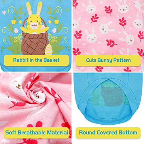 Kyeese Easters Day Dog Shirts 2 Pack Holiday Theme Lightweight Stretchy Dog T-Shirts For Medium Dogs Doggie Shirts #TOP4