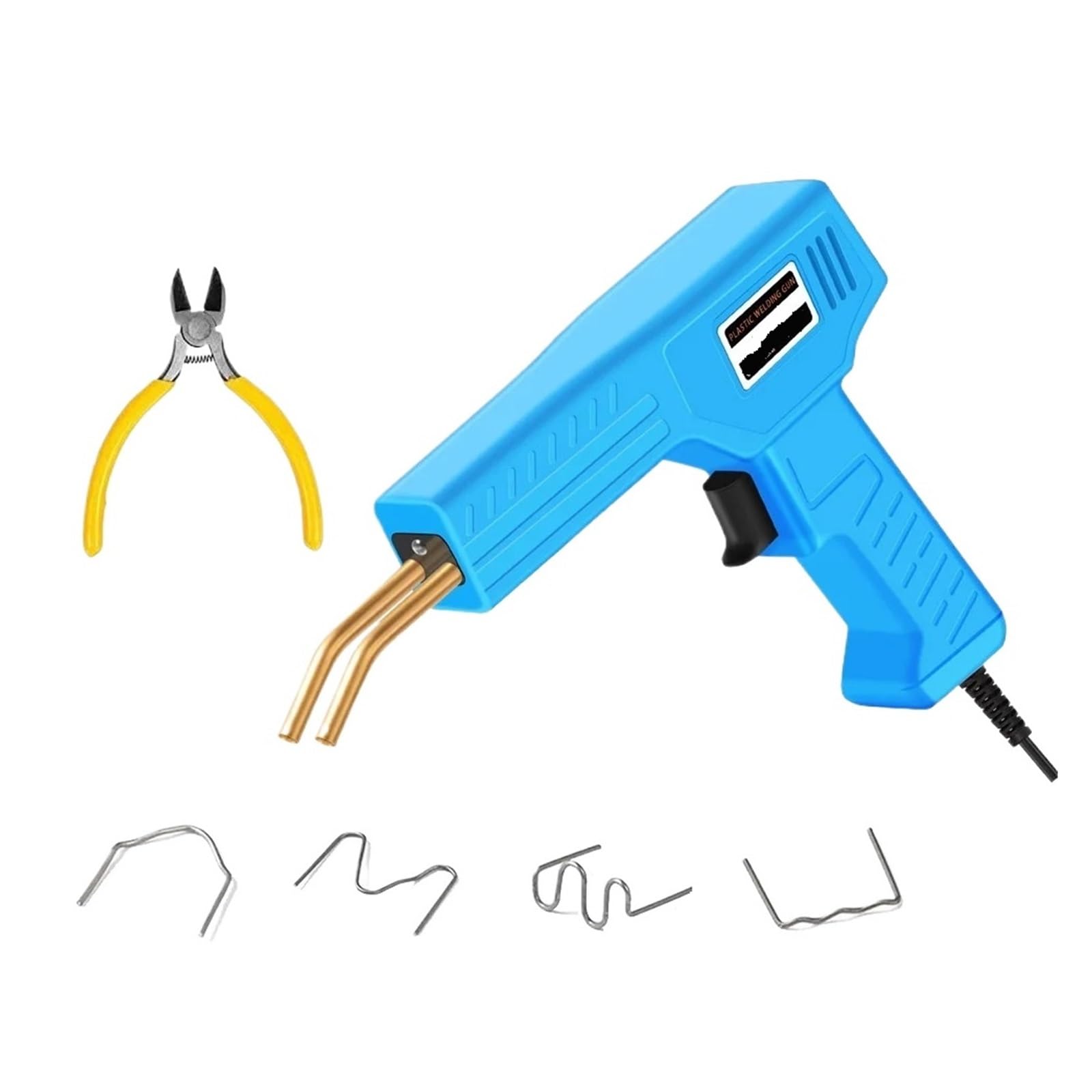Hot Stapler Plastic Spawarka Zestaw Naprawczy Zderzaka Lutownica Do Naprawy Plastiku Naprawa Samochodu Pistolet Spawalniczy Szybkie Nagrzewanie Wysoka Wydajność(1000 nails)