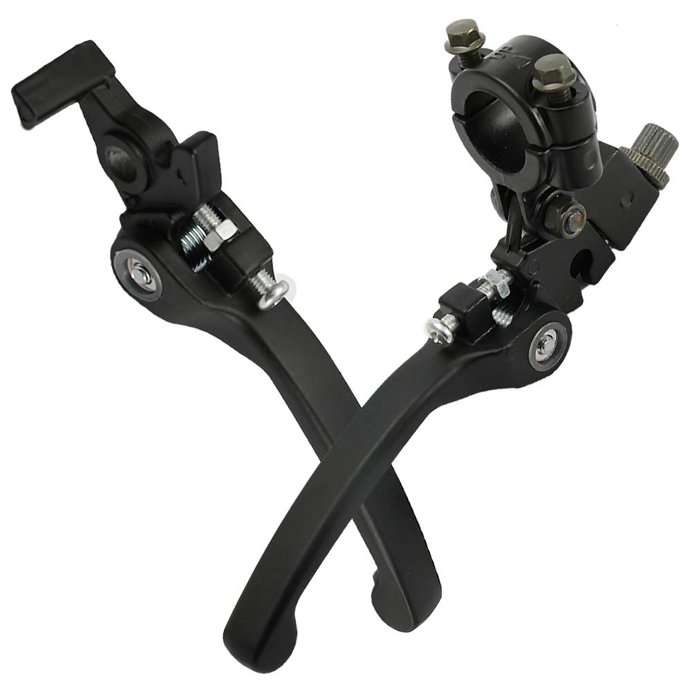 Folding Clutch Brake Lever Handle Pit Dirt Bike, Durable Alloy, Easy Installation, High, Compatible with CRF IRBIS Apollo Xmotos KAYO BSE Pit Dirt Bike,