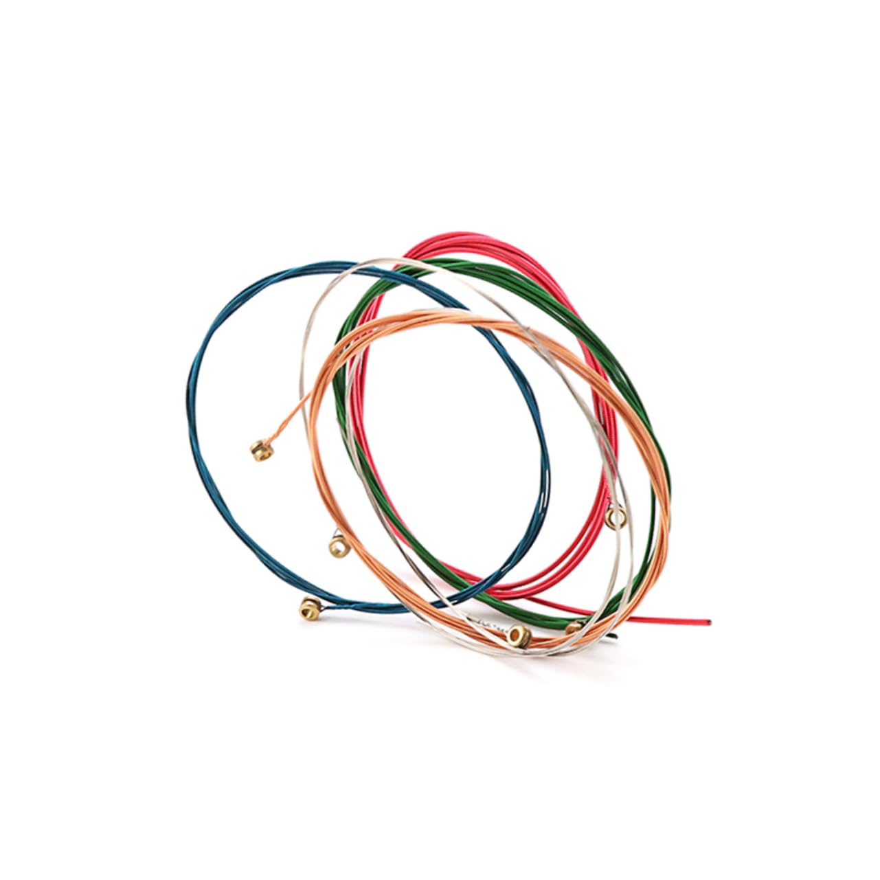 BESTonZON 30 Stk Gitarrensaiten acoustic guitar strings akustikgitarre saiten homeatic Gitarrenparts Musikzubehör Gitarrenversorgung Folk-Gitarren-Versorgung Ukulele Metall Komponente Stahl