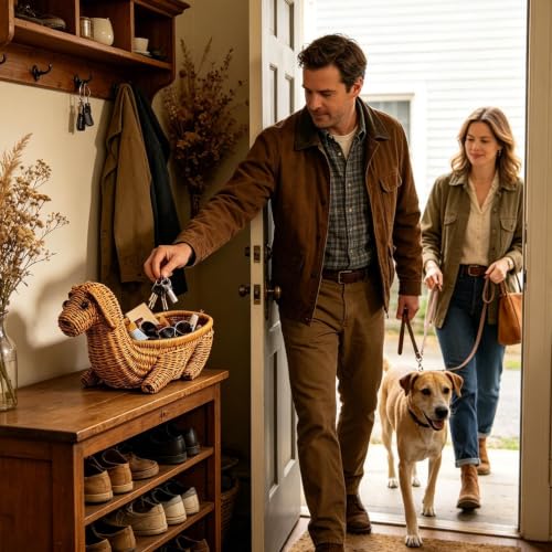 Cesta tejida de perro para decorar tu mesa de comedor con estilo 3