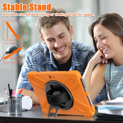 Étui robuste Surface Go orange抗震防摔 coque avec support et sangle - 5