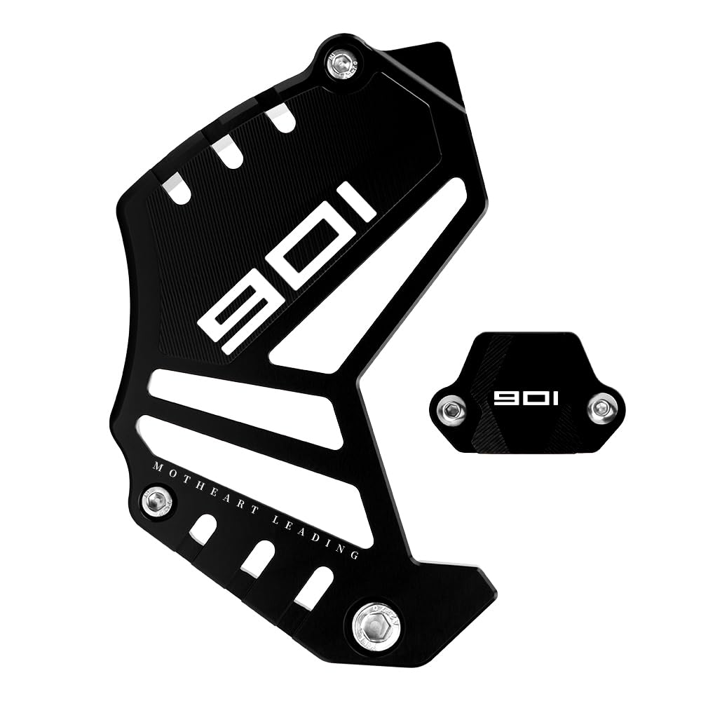 MotHeartCNC Motorcycle Front Chain Guard & Sensor Cover Set for Norden 901 2022-2024 CNC Machined 6061 Aluminum Ultimate Protection Norden 901
