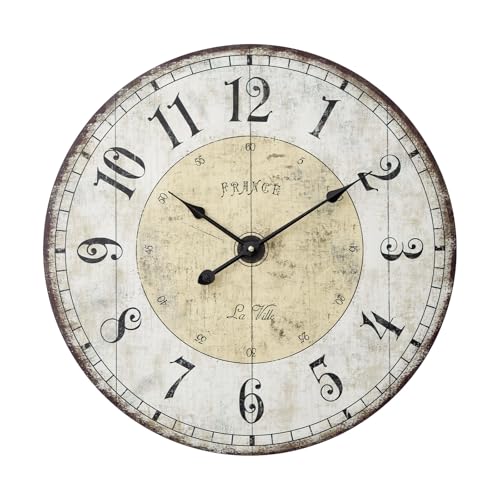 Horloge murale silencieuse à piles de 61 cm avec grands chiffres - 2