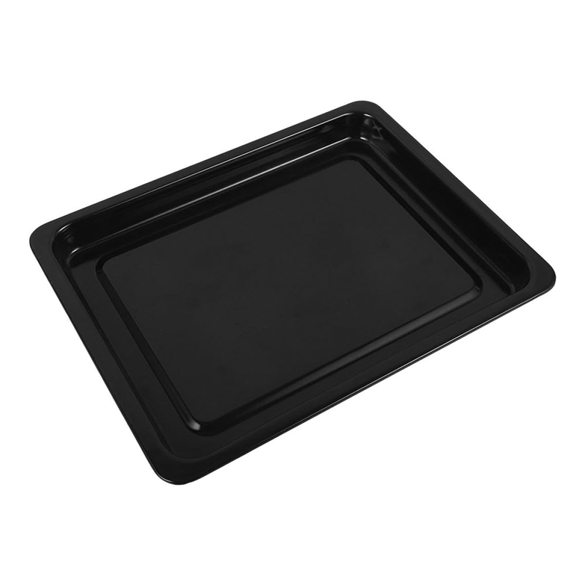 Plaque de cuisson en émail noire anti-débordement pour un nettoyage facile