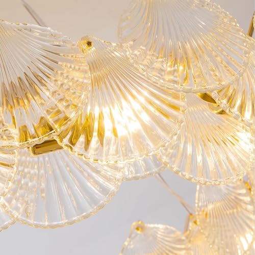 Lustre LED en cristal pour corriger l'éclairage des plafonds hauts