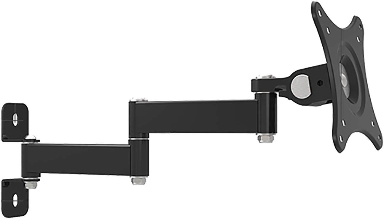 Enhanced Edition Monitor Wall Mount Bracket,for 17-27 Inch LCD LED Flat Screen with Weight Capacity 6.6lbs to 17lbs(Two Cross arm)