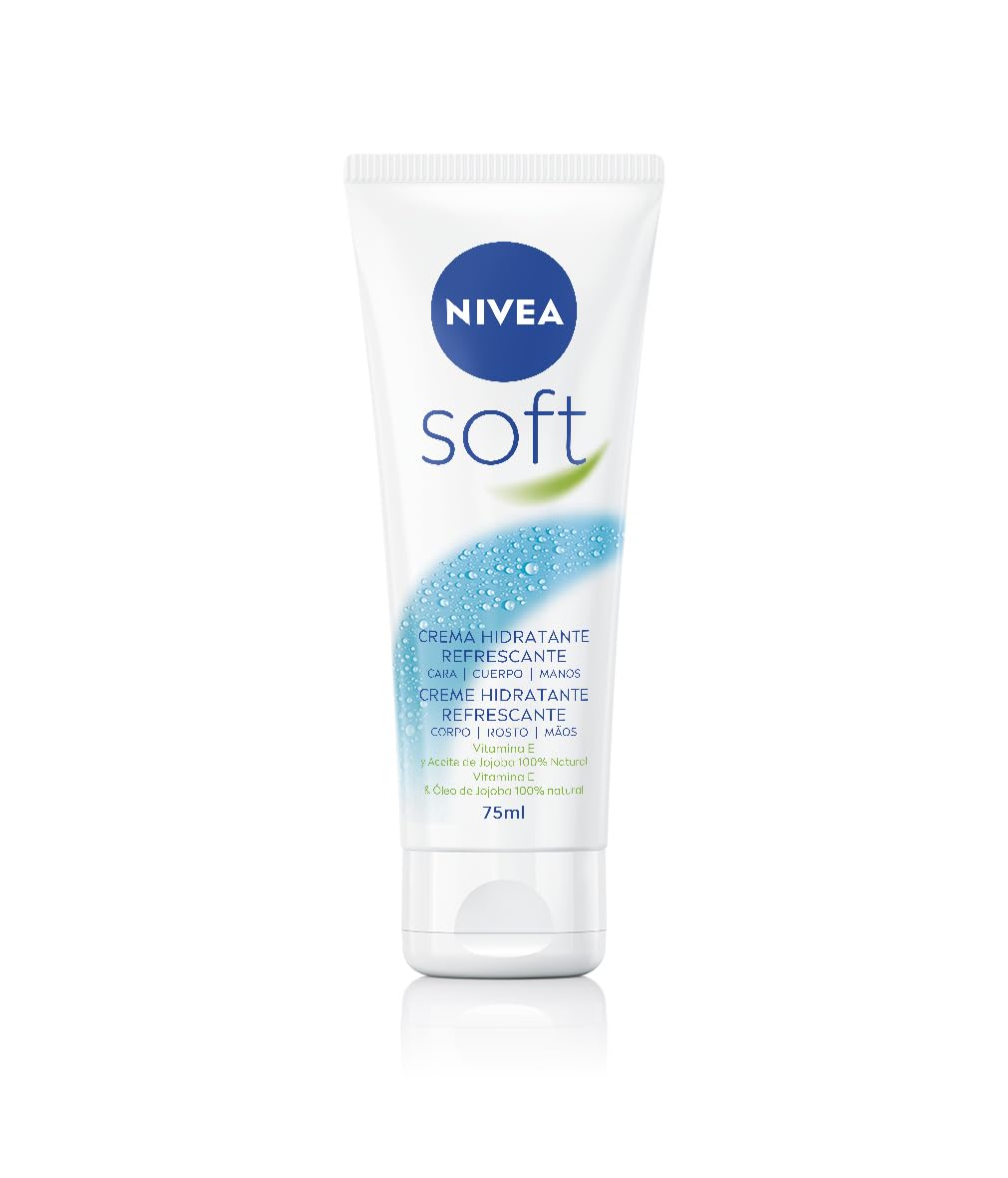 NIVEA Soft Crema Hidratante Multiusos con Aceite de Jojoba y Vitamina E
