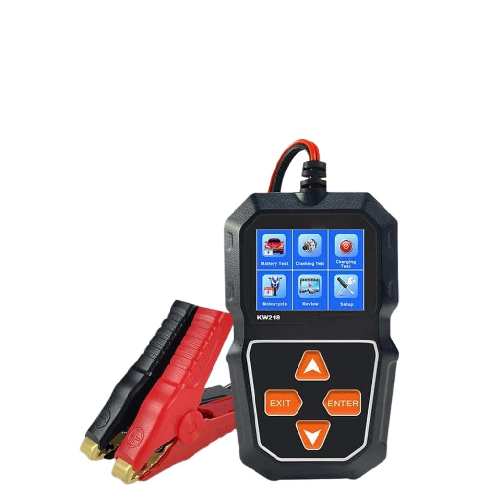 Testeur de moto de voiture 12V CCA100-2000, analyseur de système professionnel, analyseur d'alternateur automobile
