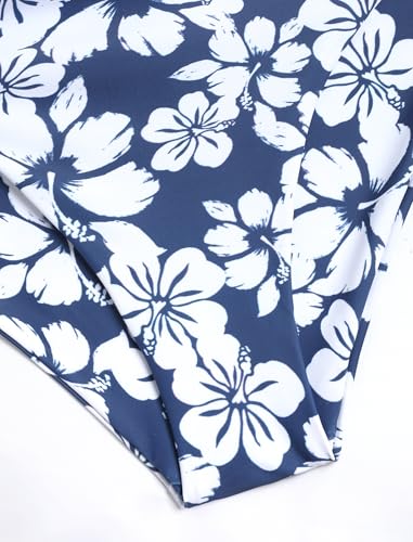 Image of ZAFUL Women High Waisted Bikini Bottoms Ruched Swimsuit Bottom Tummy Control Bathing Suit Bottoms