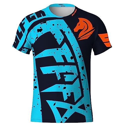 Herren Mountainbike MTB Top,Herren Radtrikot Fahrradtrikot Kurzarm,...