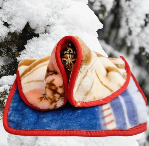 Image of PARTISH Big Size Laddu Gopal Blanket for Winters | Super Soft Rajai /Kambal for Kanha Ji | Thakur Ji | Ladoo Gopal (Random Colors) (12 X 15 Inches, Pack of 2)