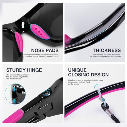 Image of RIVBOS Sunglasses for Men Women Polarized UV Protection Sports Fishing Driving Shades Cycling RB833