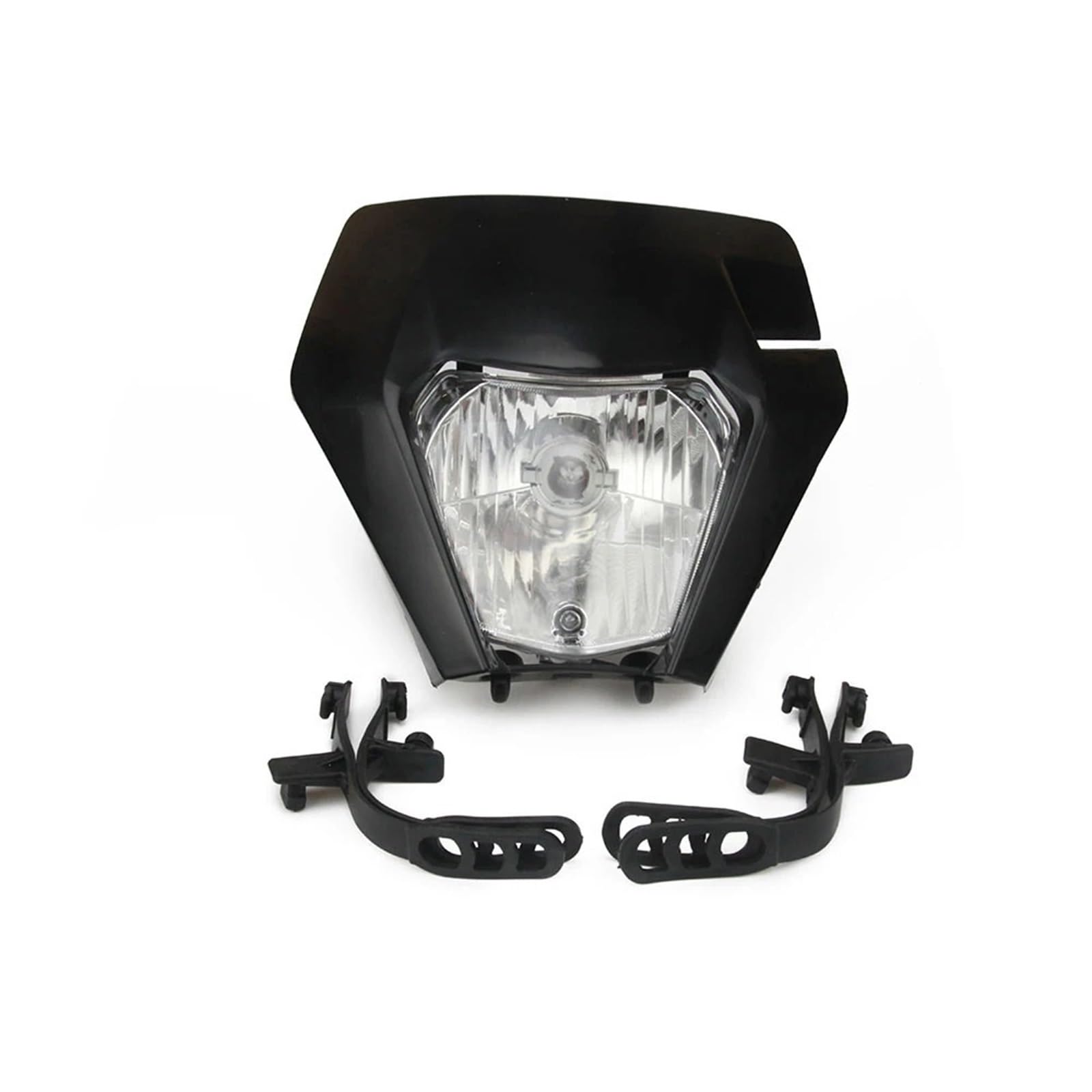motorrad scheinwerfer led Passend für K&TM EXC EXCF SXF SX XC XCW XCF XCFW 125 150 250 350 450 530 2017 Motorrad-Scheinwerfer Scheinwerfer Licht(Black)