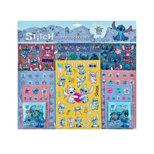 Super Sticker Set Stitch, 500dlg.