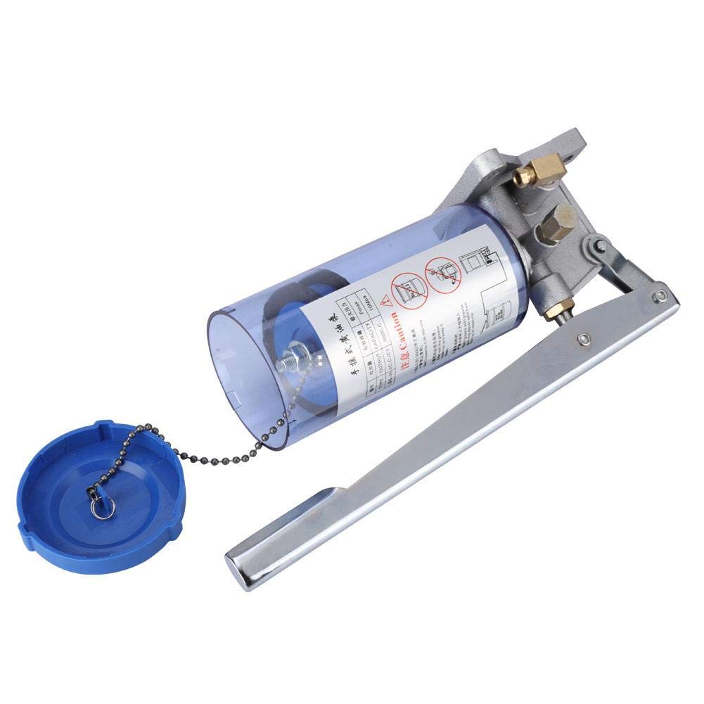 Pompa per olio lubrificante manuale, lubrificatore manuale per grasso lubrificante della pompa di lubrificazione LSG-05 Presa 6 mm / 500CC utilizzata in una varietà di